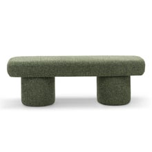 Hera Chenille Ottoman Bench